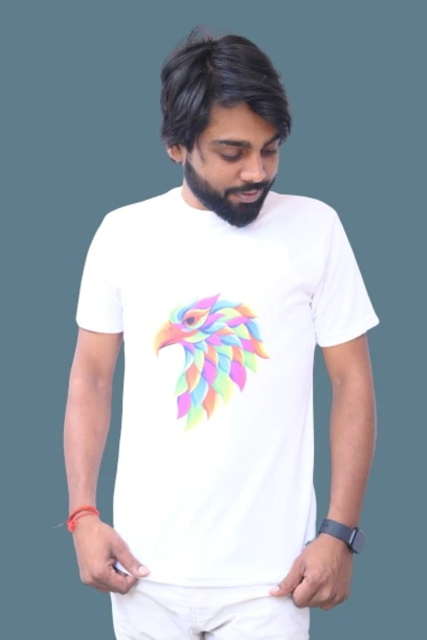 Printed T-shirts round neck  uploaded by Garshima Fashion on 5/12/2023