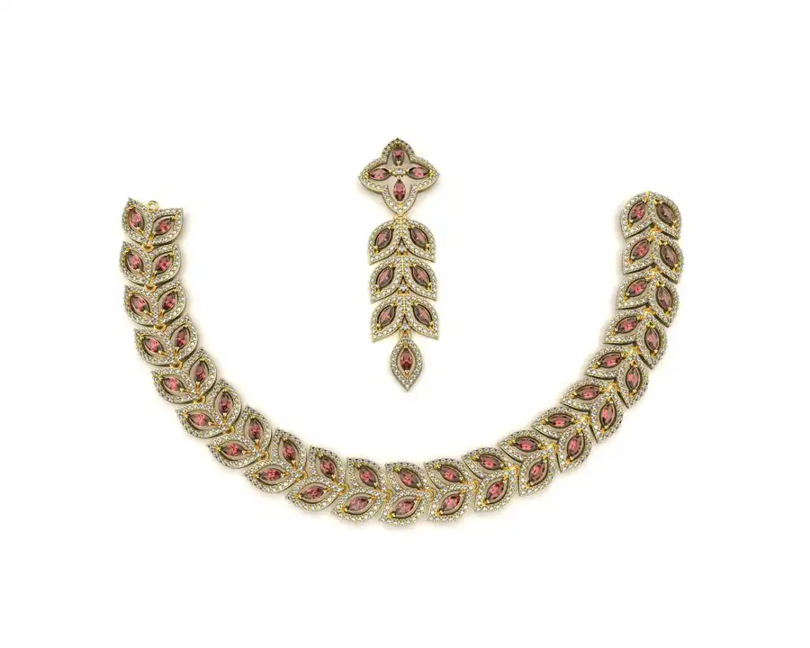 Rose nacles uploaded by Kalyani jewellers on 5/29/2024