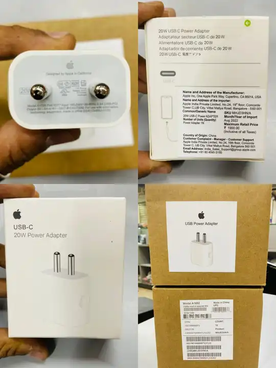 20W PD Charger iPhone  uploaded by Shree Mangaldeep Hitech on 5/30/2024