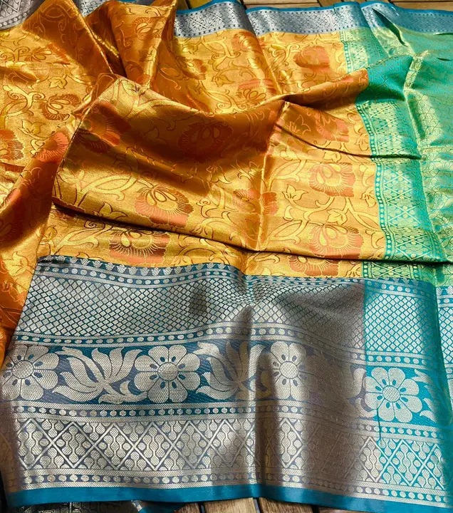 Dharamavaram pattu silk heavy zari silk  uploaded by Suyukti fab on 5/12/2023