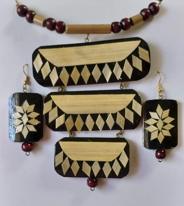 Bamboo Necklace  uploaded by Nawapara Bamboo Handicrafts Cluster on 5/12/2023