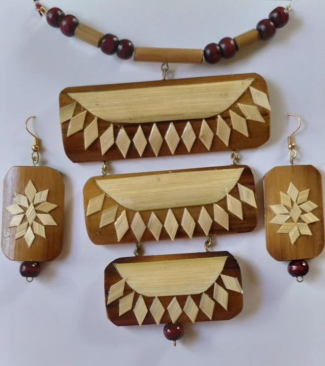 Bamboo Necklace  uploaded by Nawapara Bamboo Handicrafts Cluster on 5/12/2023