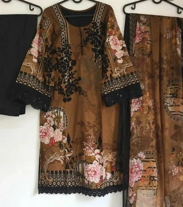 Cotton dupatta dress pis uploaded by Heena fashion house on 5/12/2023