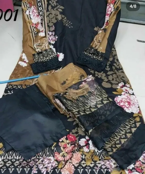 Cotton dupatta dress pis uploaded by Heena fashion house on 5/12/2023