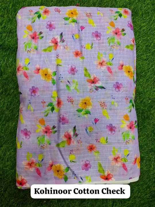 Kohinoor cotton checks  uploaded by Mataji Fashion on 5/12/2023