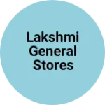 Business logo of Lakshmi general stores