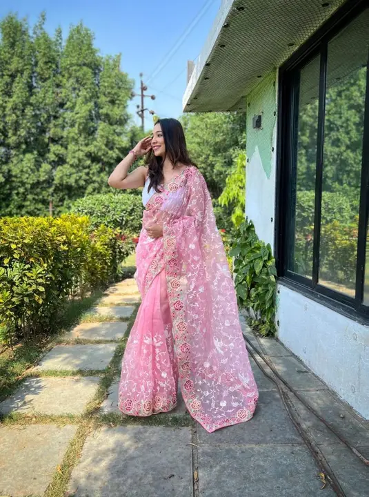 Party wear designer saree  uploaded by Suma saree  on 5/12/2023