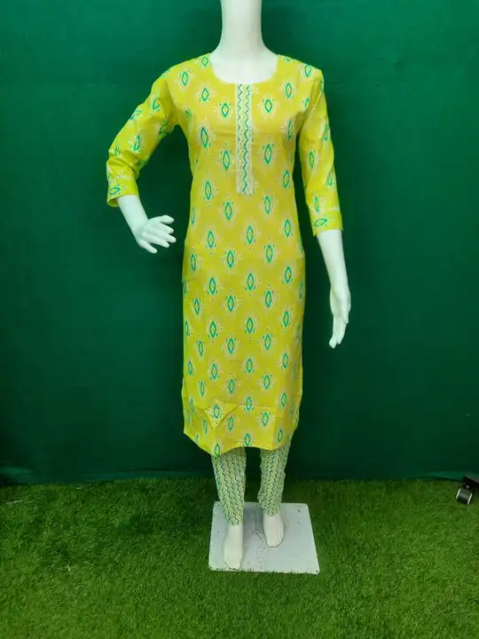 Jaipuri cotton kurta set  uploaded by Vrinda fashion hub on 5/12/2023