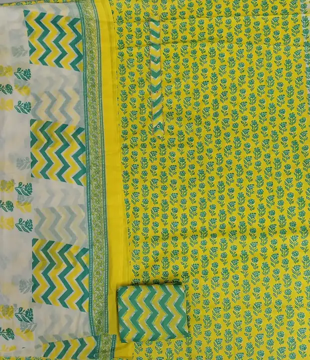 Riyon silb  uploaded by Cotton suit dupatta 3 ps on 5/12/2023