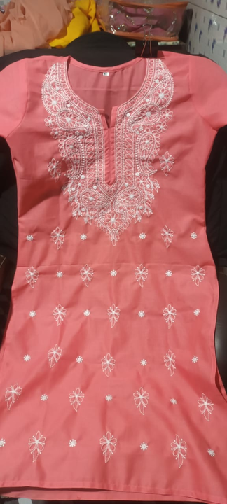 Kurti uploaded by Libaas chikan creation on 5/12/2023