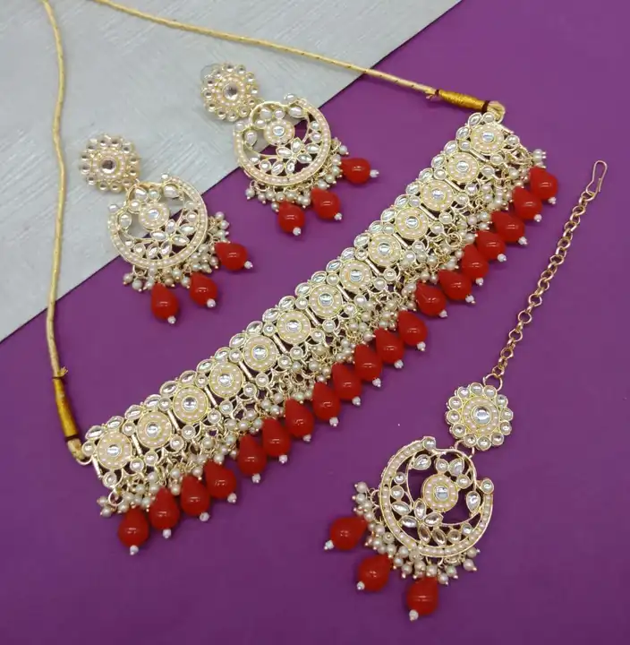 Kundan Choker Set  uploaded by Namah Creation on 5/12/2023