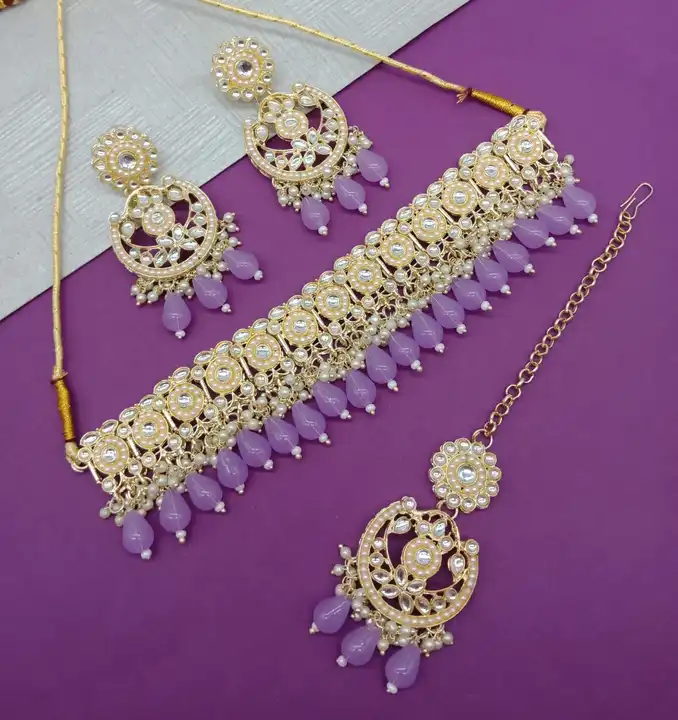 Kundan Choker Set  uploaded by Namah Creation on 5/12/2023