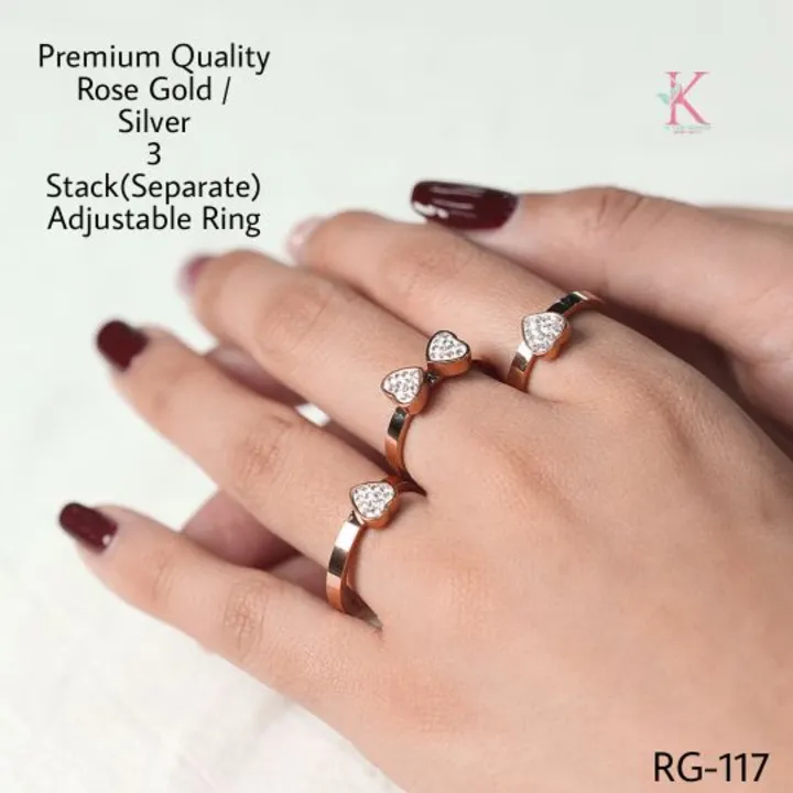 Adjustable 3 Finger Ring  uploaded by Namah Creation on 5/12/2023