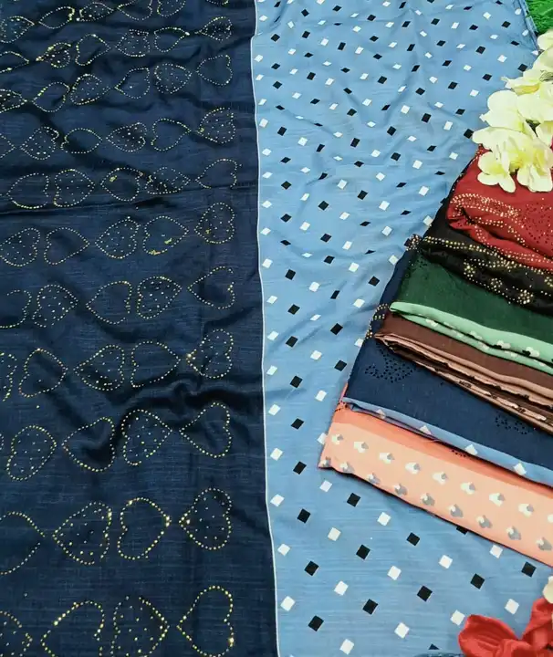 All types of fancy dupatta wholesale  uploaded by Ahmed international on 5/12/2023