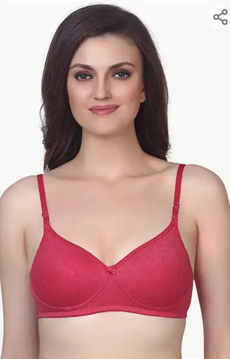 Post image Hosiery Cotton fabric seamless padded bra. Rate Rs 130/- per piece available in size 30 to 38. Assorted colors