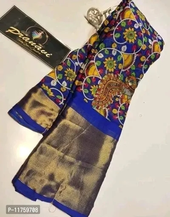 Chiffon Floral Printed Zari Border Sarees with Blouse Piece uploaded by Shreeji New Fashion on 5/12/2023