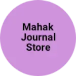Business logo of Mahak journal store