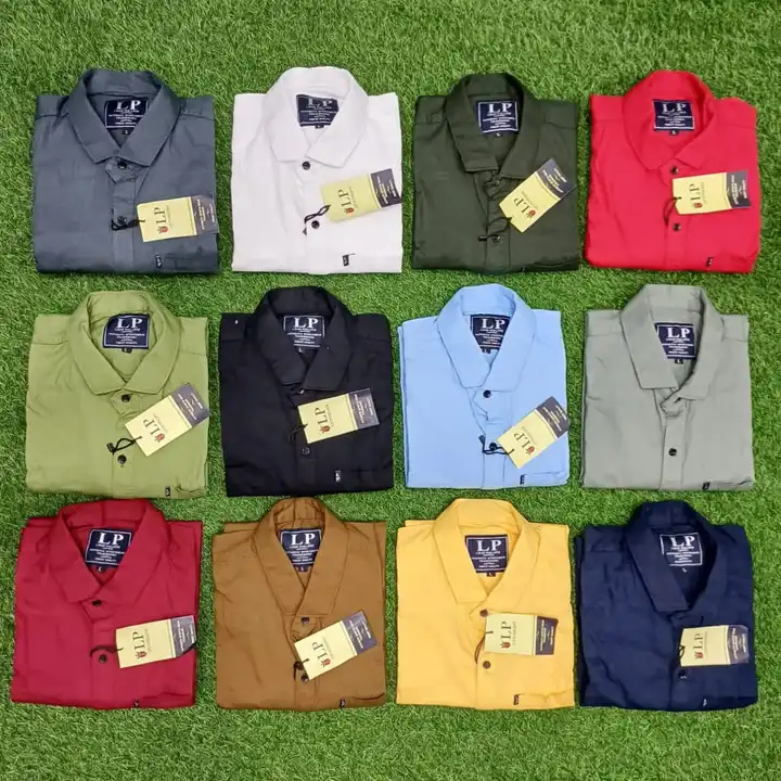 Mens Plain Soft Cotton Shirts (M-L-XL) uploaded by Aarav Collection on 5/12/2023