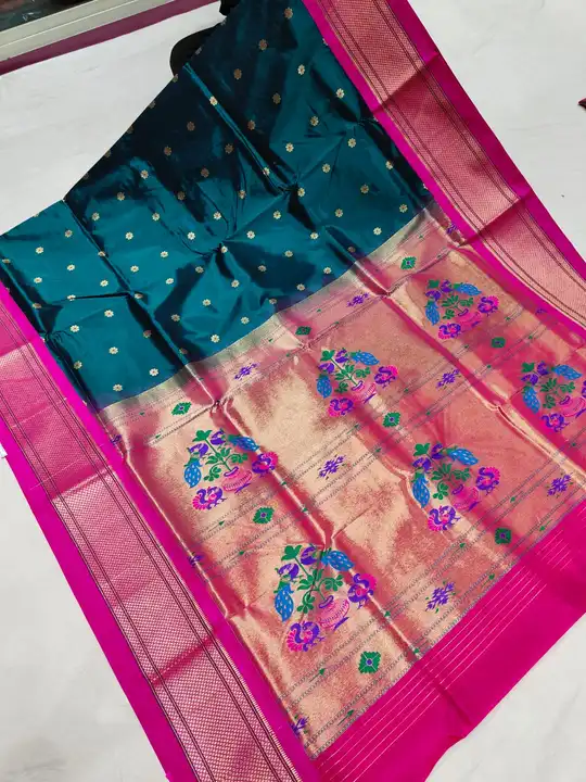 Paithani silk  uploaded by Haneef handloom saree on 5/12/2023