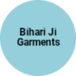 Business logo of Bihari ji garments