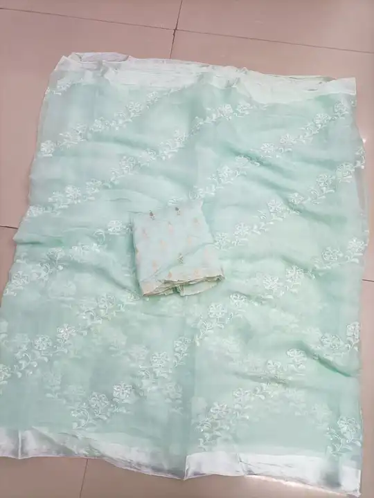 😍😍 *NEW LAUNCHED EXCLUSIVE & DESIGNER SAREE*😍😍

🥳Pure Seemar Chiffon Double Side Satan Border  uploaded by Gotapatti manufacturer on 5/13/2023