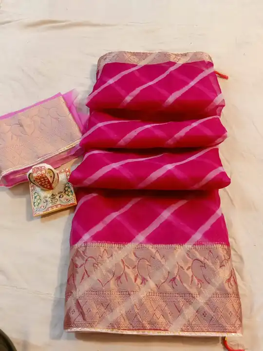 Orgenga fabric  uploaded by Murari lal textile on 5/13/2023