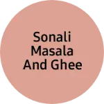 Business logo of Sonali masala and ghee