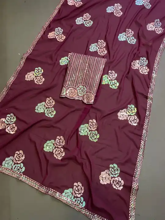 Sequence saree uploaded by Dulhadulhancom  on 5/13/2023