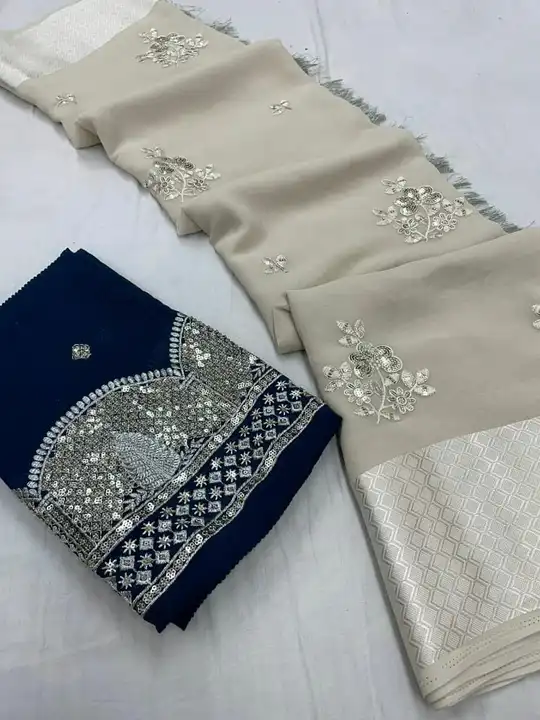 Sequence sarees uploaded by business on 5/13/2023