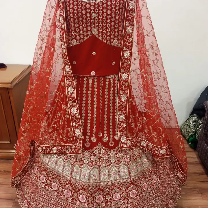 Bridal lehenga  uploaded by Cara Textiles on 5/13/2023
