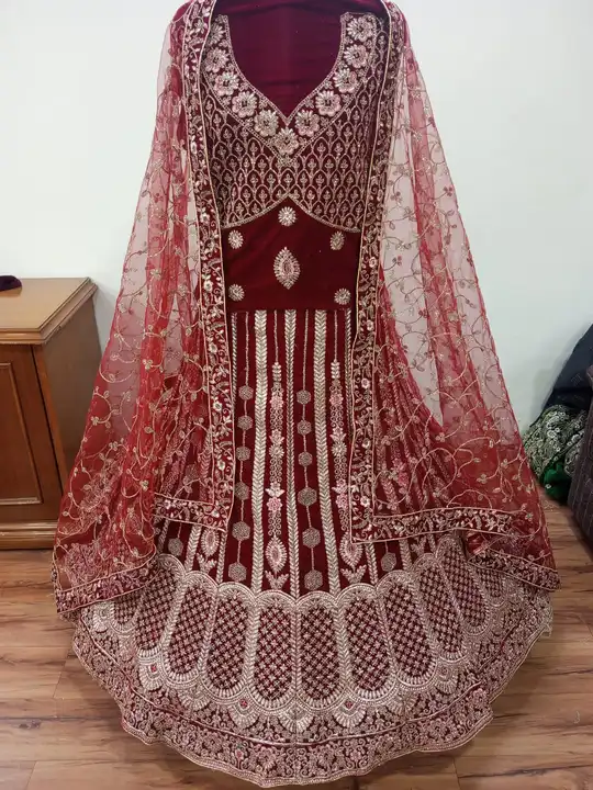Bridal lehenga  uploaded by Cara Textiles on 5/13/2023