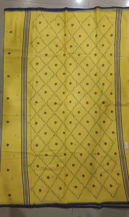 Pure 84 count cotton jamdani sharee hand loom uploaded by Dey Weaving Center on 5/13/2023