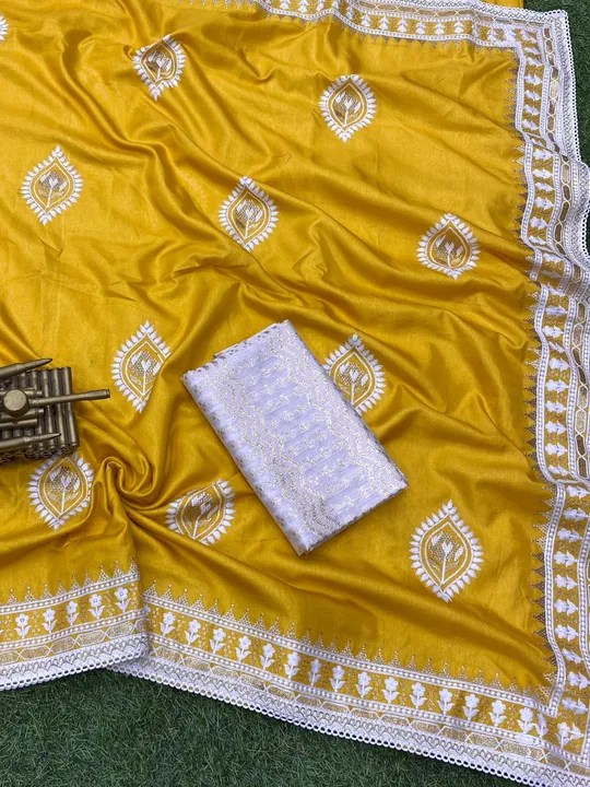 *🛍SANGAM SETU  🛍*
Maruti 

Fabric Detail :- Soft Cotton saree with Zari & Meenakari weawing all ov uploaded by Divya Fashion on 5/13/2023