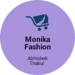 Business logo of Monika fashion wear