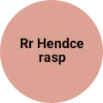 Business logo of Rr hendcerasp