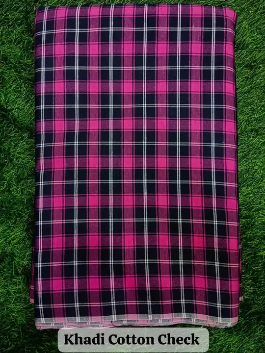 Khadi Cotton Check 
 uploaded by business on 5/13/2023