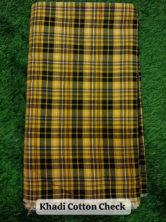 Khadi Cotton Check 
 uploaded by business on 5/13/2023