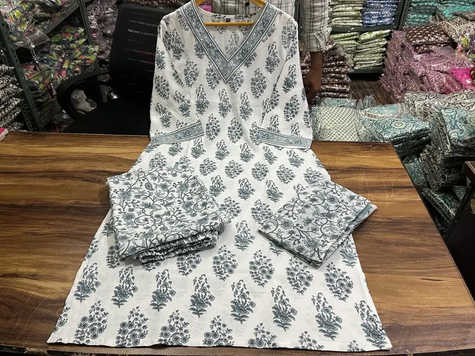 Pure cotton fabric dupatta set  uploaded by Chirag Enterprises on 5/13/2023
