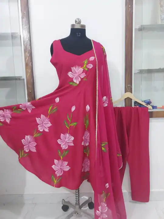 Heavy design with attractive look best quality guaranteed qualified dress  with dupatta  uploaded by Chirag Enterprises on 5/13/2023