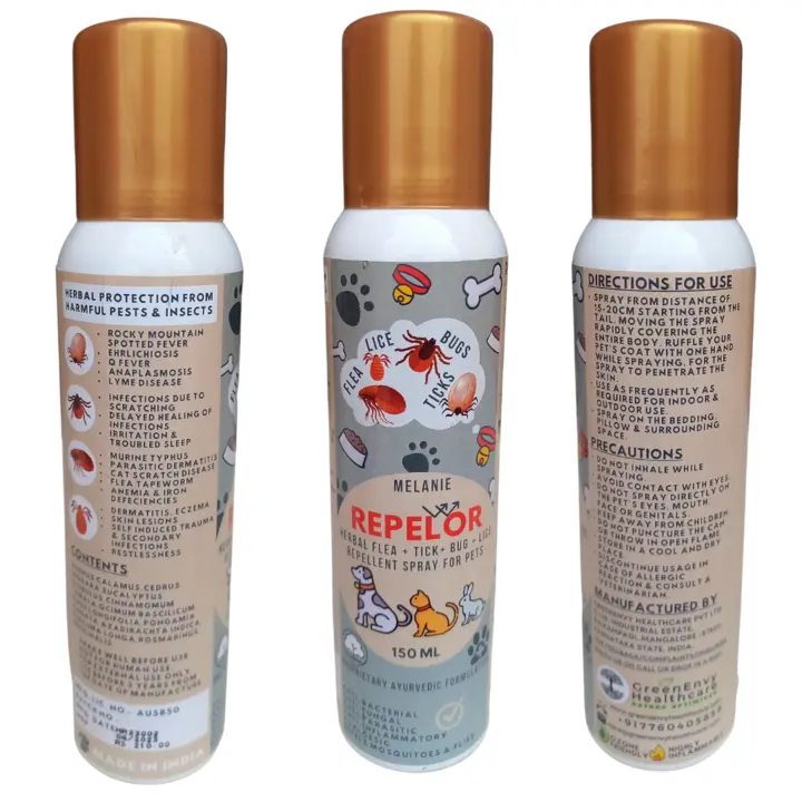 Melanie Repelor - Flea, Tick, Bug Repellent Spray For Pet Animals uploaded by GreenEnvy Healthcare on 5/13/2023
