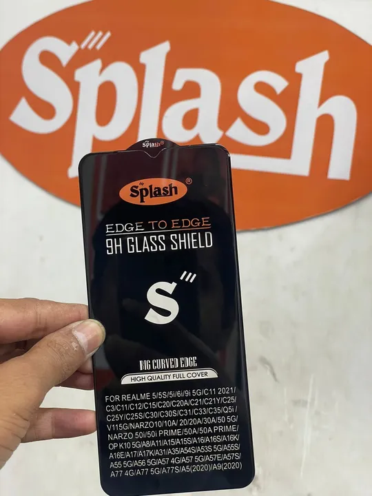Splash 6d temperate glass uploaded by Parin Enterprise  on 5/13/2023