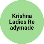 Business logo of Krishna ladies readymade garments