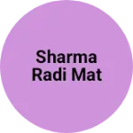 Business logo of Sharma radi mat