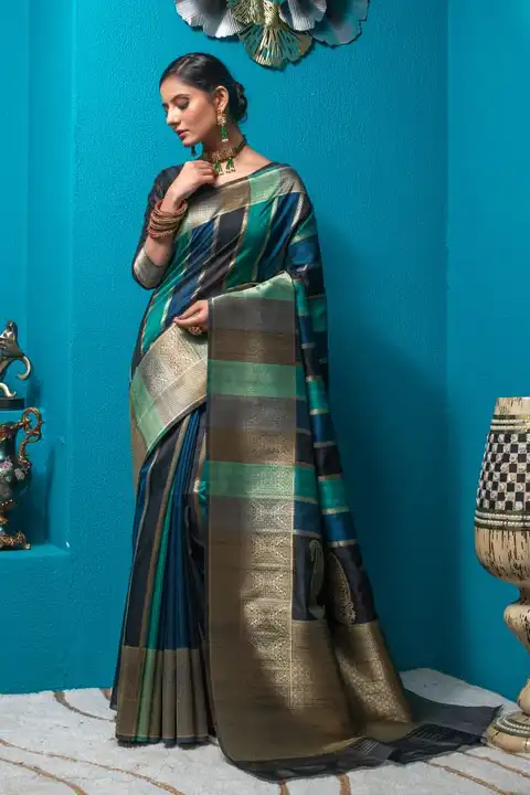 Pure TUSSAR silk saree  uploaded by VARDHAK COLLECTION  on 5/13/2023
