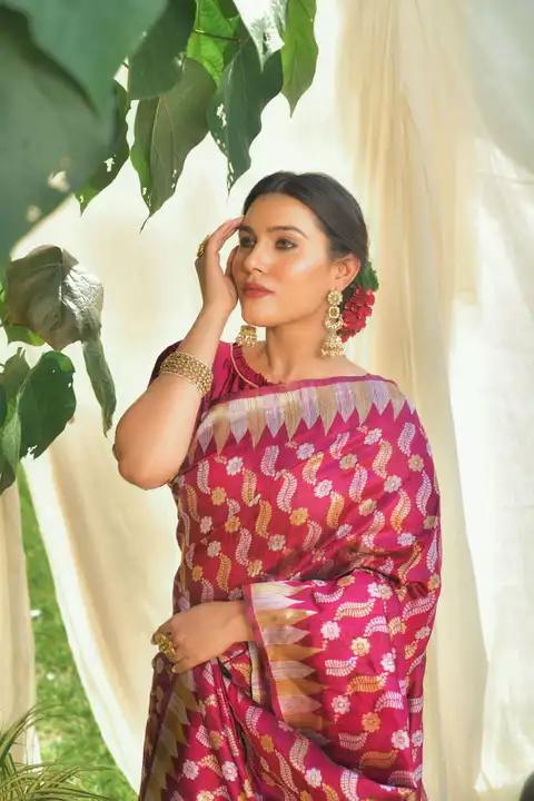 Pure TUSSAR silk saree uploaded by VARDHAK COLLECTION  on 5/13/2023