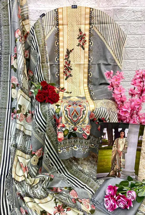 Pakistani lawn cotton  uploaded by Noor collections on 5/13/2023