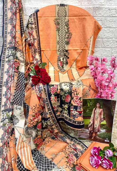 Pakistani lawn cotton  uploaded by Noor collections on 5/13/2023