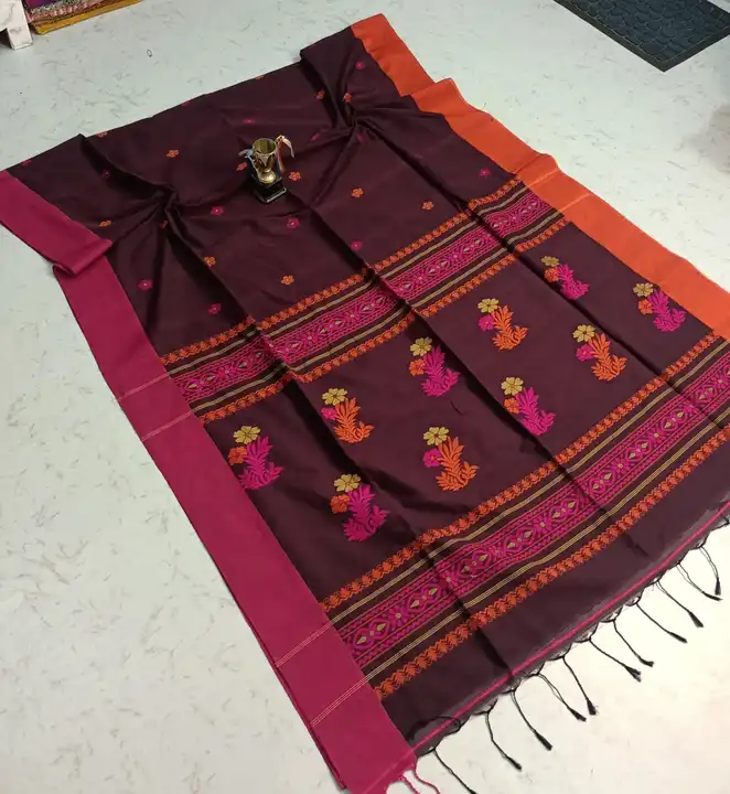 Handloom cotton saree  uploaded by Matri Saree Center on 5/13/2023