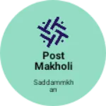 Business logo of Post makholi