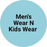 Business logo of Men's Wear n kids wear